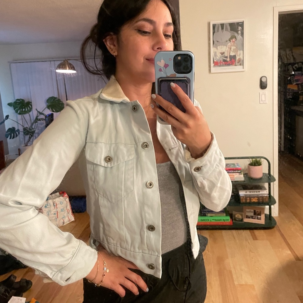 Club Monaco vintage denim jean jacket xs